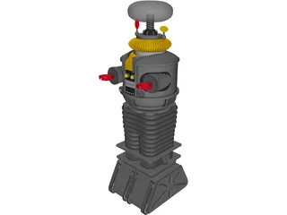 Lost In Space B-9 Robot 3D Model preview