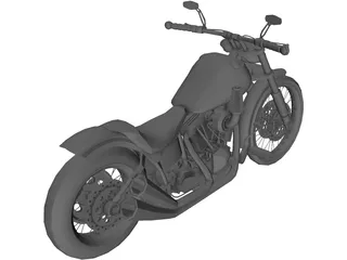 Harley-Davidson Dyna Glide 3D Model preview