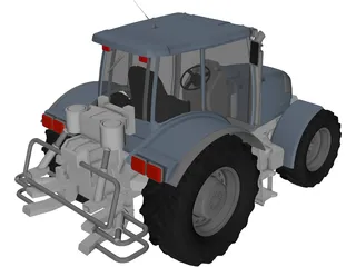 Tractor 3D Model preview