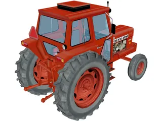 Volvo BM T650 Tractor 3D Model preview