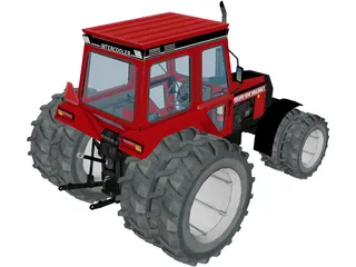 Volvo Valmet 2105 Tractor 3D Model preview