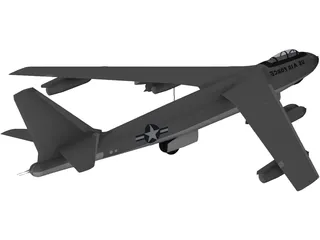 Boeing B-47 3D Model preview