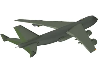 Boeing B-52 Bomber 3D Model preview