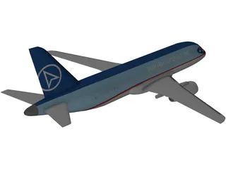 Sukhoi SuperJet 100 3D Model preview