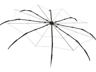 Spider Robot 3D Model preview