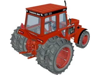Volvo BM 2654 Tractor 3D Model preview