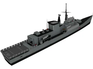 Sagittario Ship 3D Model preview