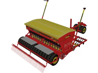 Vaderstad Rapid 400 3D Model preview