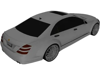 Mercedes-Benz S600 Brabus (2010) 3D Model preview