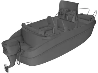 Boat 3D Model preview