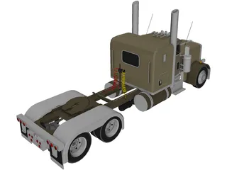 Peterbilt 359 (1976) 3D Model preview