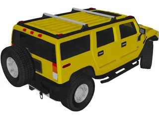 Hummer H2 3D Model preview