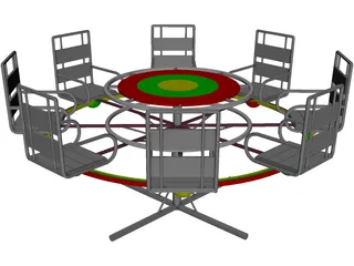 Carousel 3D Model preview