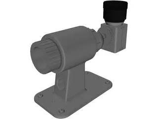 Security CCTV Camera 3D Model preview
