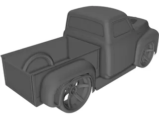 Ford F-100 3D Model preview