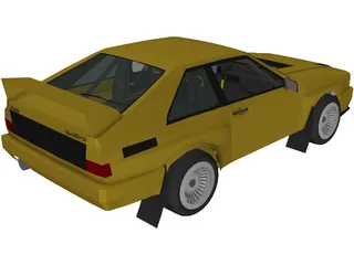 Audi Sport Quattro WRC 3D Model preview