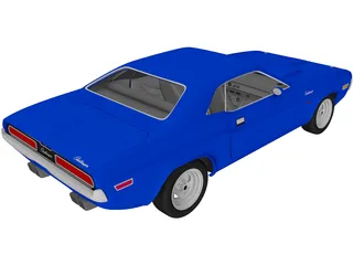 Dodge Challenger R/T (1970) 3D Model preview