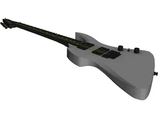 Guitar Electric 3D Model preview