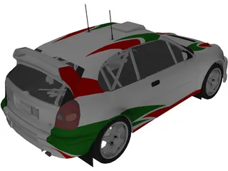 Toyota Corolla WRC (1998) 3D Model preview
