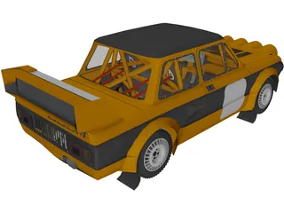 ZAZ 968 M Turbo 3D Model preview