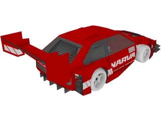 Lada Samara Pikes Peak 3D Model preview