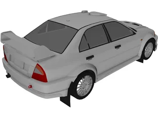 Mitsubishi Lancer Evo VI (1999) 3D Model preview