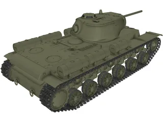 KV-1S 3D Model preview