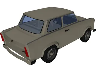 Trabant 601 3D Model preview