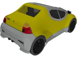 Urban Concept Car 3D Model preview