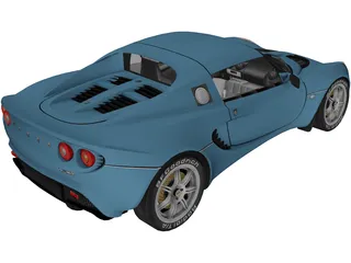 Lotus Elise S2 3D Model preview