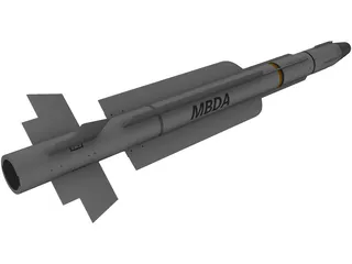 MBDA MICA Missile 3D Model preview