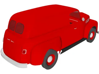 Ford Panel (1952) 3D Model preview