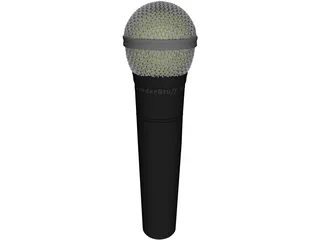 Microphone 3D Model preview