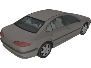Peugeot 607 3D Model preview