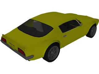 Pontiac Firebird (1970) 3D Model preview