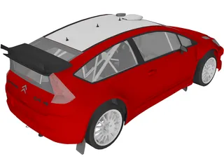 Citroen C4 WRC 3D Model preview