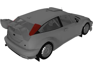 Ford Focus WRC (2003) 3D Model preview