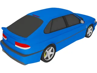 SAAB 9-3 Viggen Turbo 3D Model preview