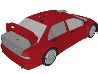 Mitsubishi Lancer WRC 3D Model preview