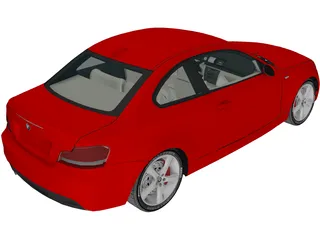 BMW 135i Coupe [E82] (2009) 3D Model preview