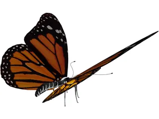 Butterfly 3D Model preview