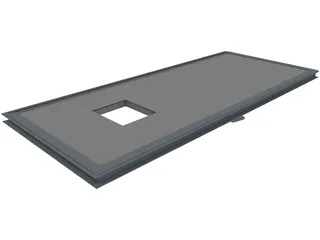 Emergency Door 3D Model preview