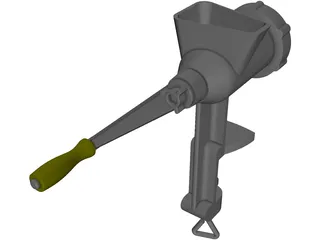Meat Grinder 3D Model preview