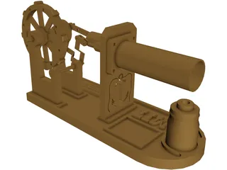 Stirling Engine 3D Model preview
