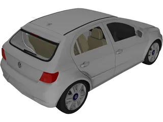 Volkswagen Gol G5 (2009) 3D Model preview