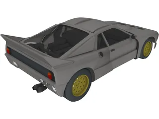 Lancia Rally 037 3D Model preview