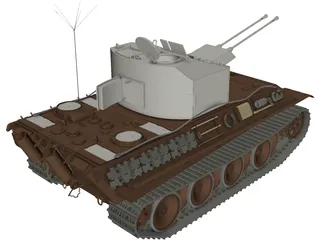 Panzer AA 3D Model preview