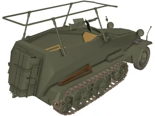 Sdkfz 250 3D Model preview