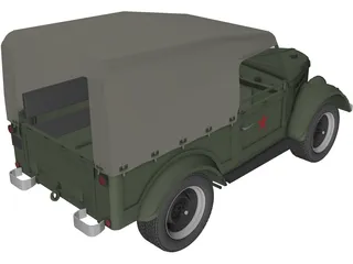 GAZ 69 3D Model preview