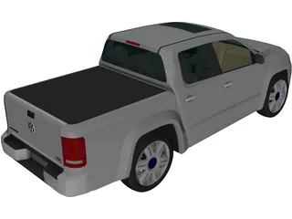 Volkswagen Amarok (2010) 3D Model preview